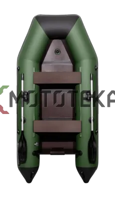 Лодка ПВХ Аква 2900 СКК зелёный/чёрный