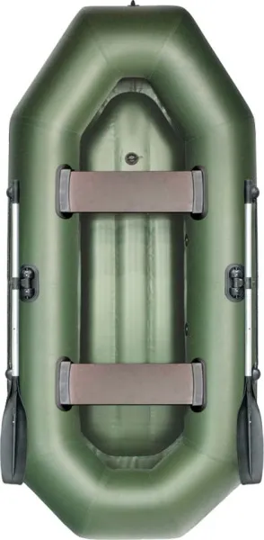Лодка ПВХ Аква Оптима 260 НД зелёный в магазине Мототека по цене 18&nbsp;260 ₽