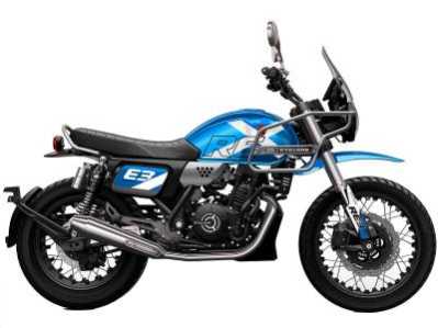 Мотоцикл дорожный CYCLONE (Циклон) RE3 Scrambler (SR400 - A) 2024 синий с ПТС