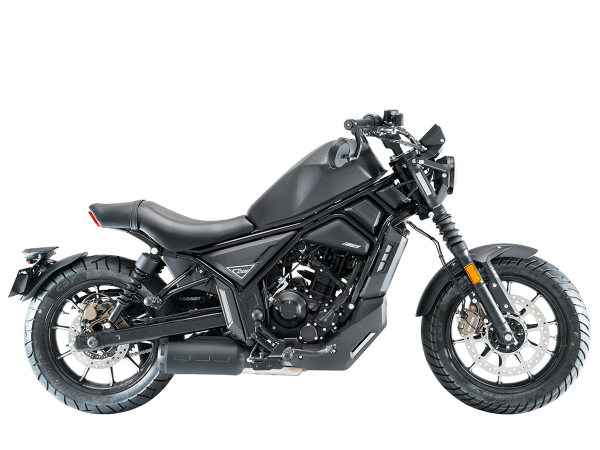 Мотоцикл дорожный ZONTES (Зонтес) ZT200-C2 (4T ZT168ML EFI) 16/16 (2025 г.) чёрный с ПТС | Мототека