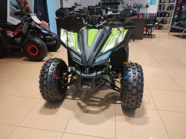 Квадроцикл детский YACOTA (Якота) SPORTY XX чёрный/зелёный (машинокомплект) | Мототека