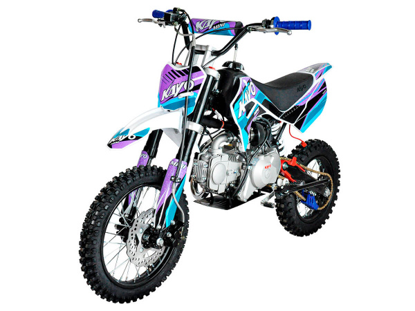 Питбайк KAYO (Кайо) MINI К125EM 14/12 (механ. сцепл., эл. стартер 2024г.) | Мототека