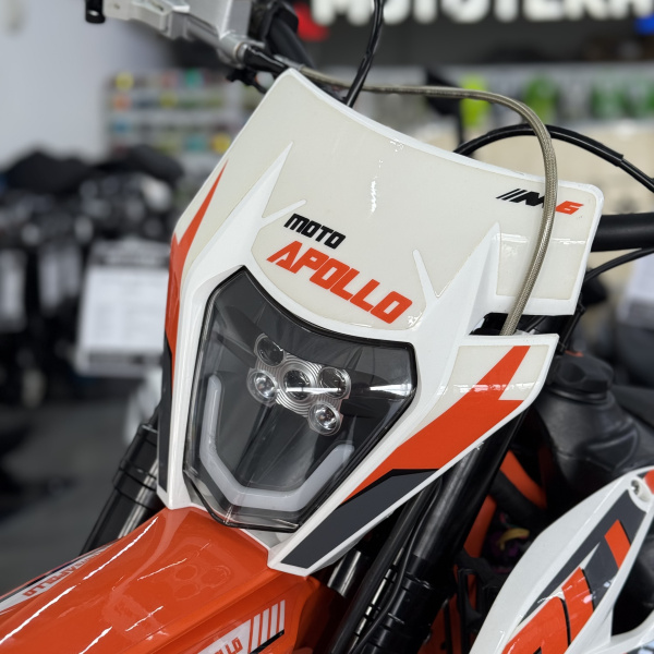 Мотоцикл кроссовый / эндуро Moto Apollo (Мото Аполло) M6 300 EFI (175FMN PR5) белый | Мототека