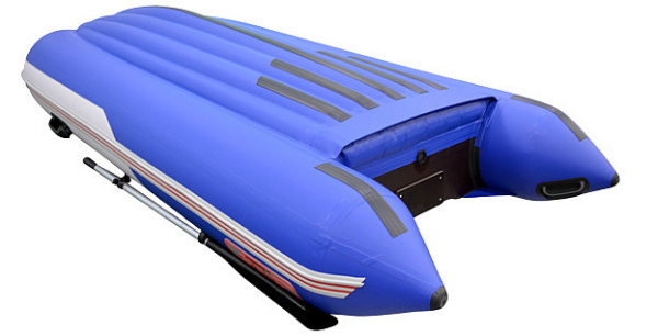 Лодка ПВХ Hunterboat Стелс 315 АЭРО синий/белый | Мототека