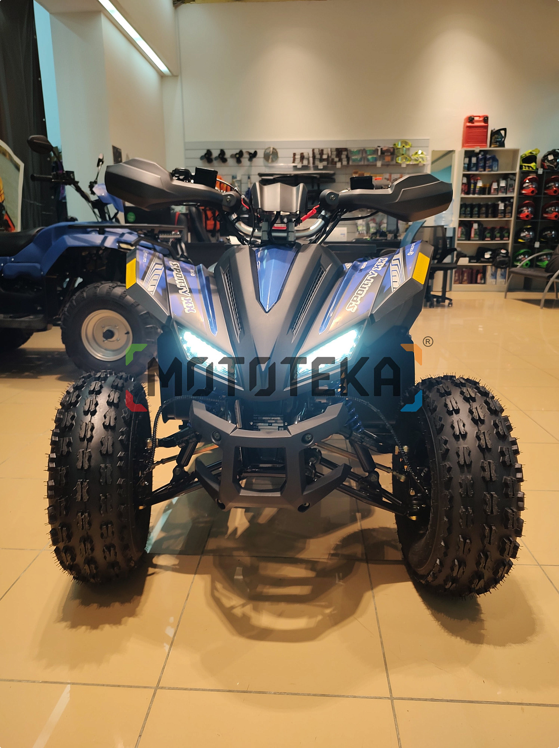 Техника в наличии! Квадроцикл детский YACOTA (Якота) SPORTY XX серыйсиний (машинокомплект)