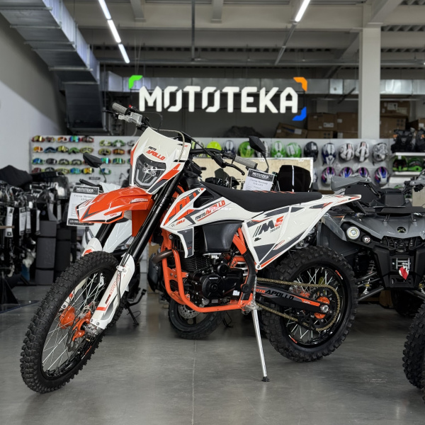 Мотоцикл кроссовый / эндуро Moto Apollo (Мото Аполло) M6 300 EFI (175FMN PR5) белый | Мототека